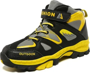 FLIOZY Kids Hiking Boots Boys Girls Winter Snow Boots Non Slip Warm Snow Sports Shoes Outdoor Walking Climbing Sneaker