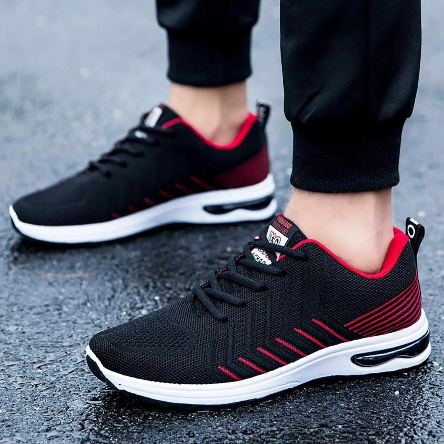 for Men Fashion Casual Sneaker Lace Up Sport Shoes Walking Leather Casual Shoes