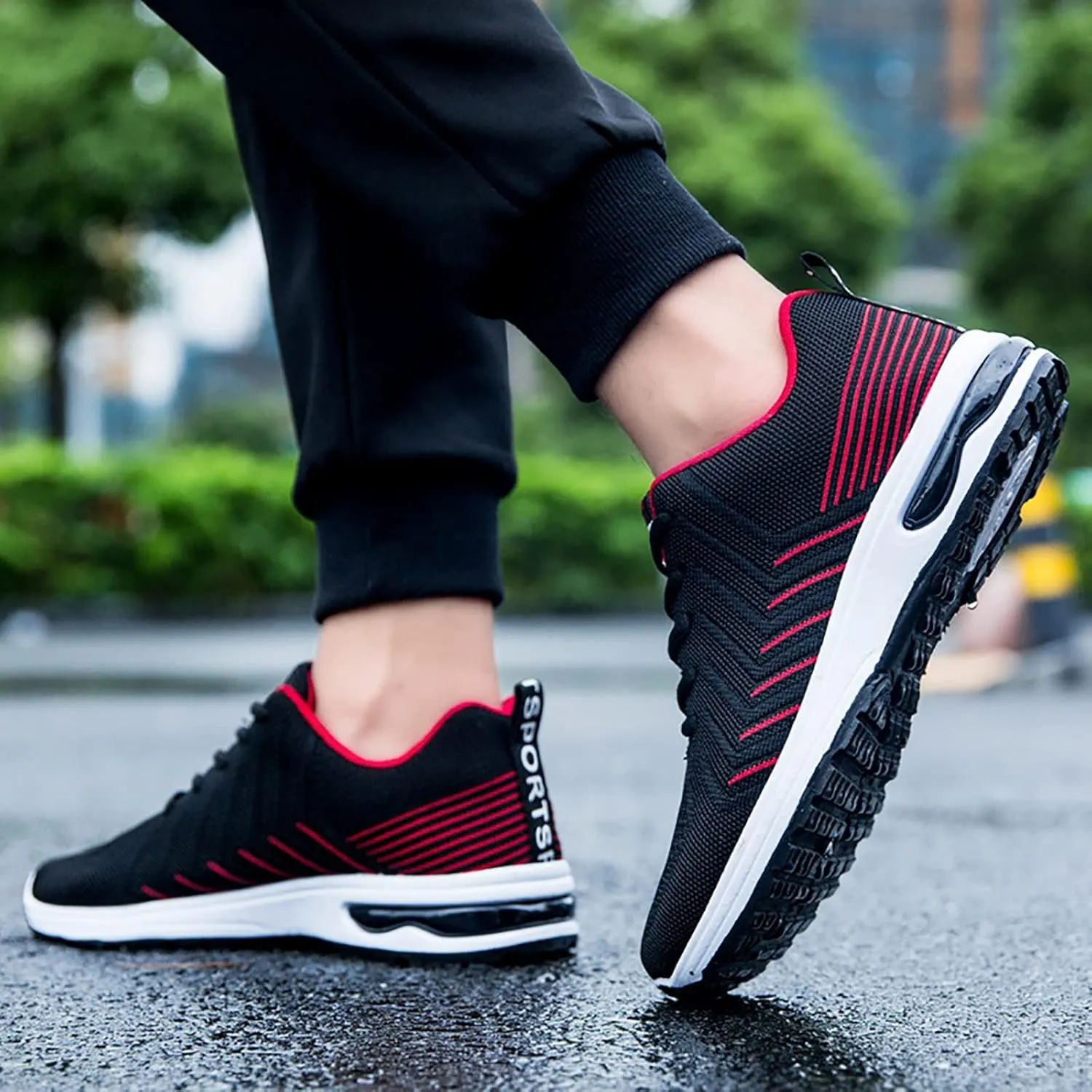 for Men Fashion Casual Sneaker Lace Up Sport Shoes Walking Leather Casual Shoes