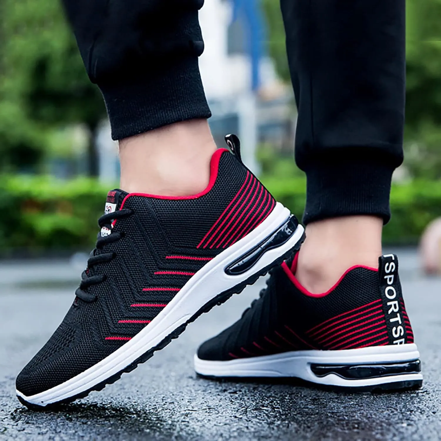 for Men Fashion Casual Sneaker Lace Up Sport Shoes Walking Leather Casual Shoes