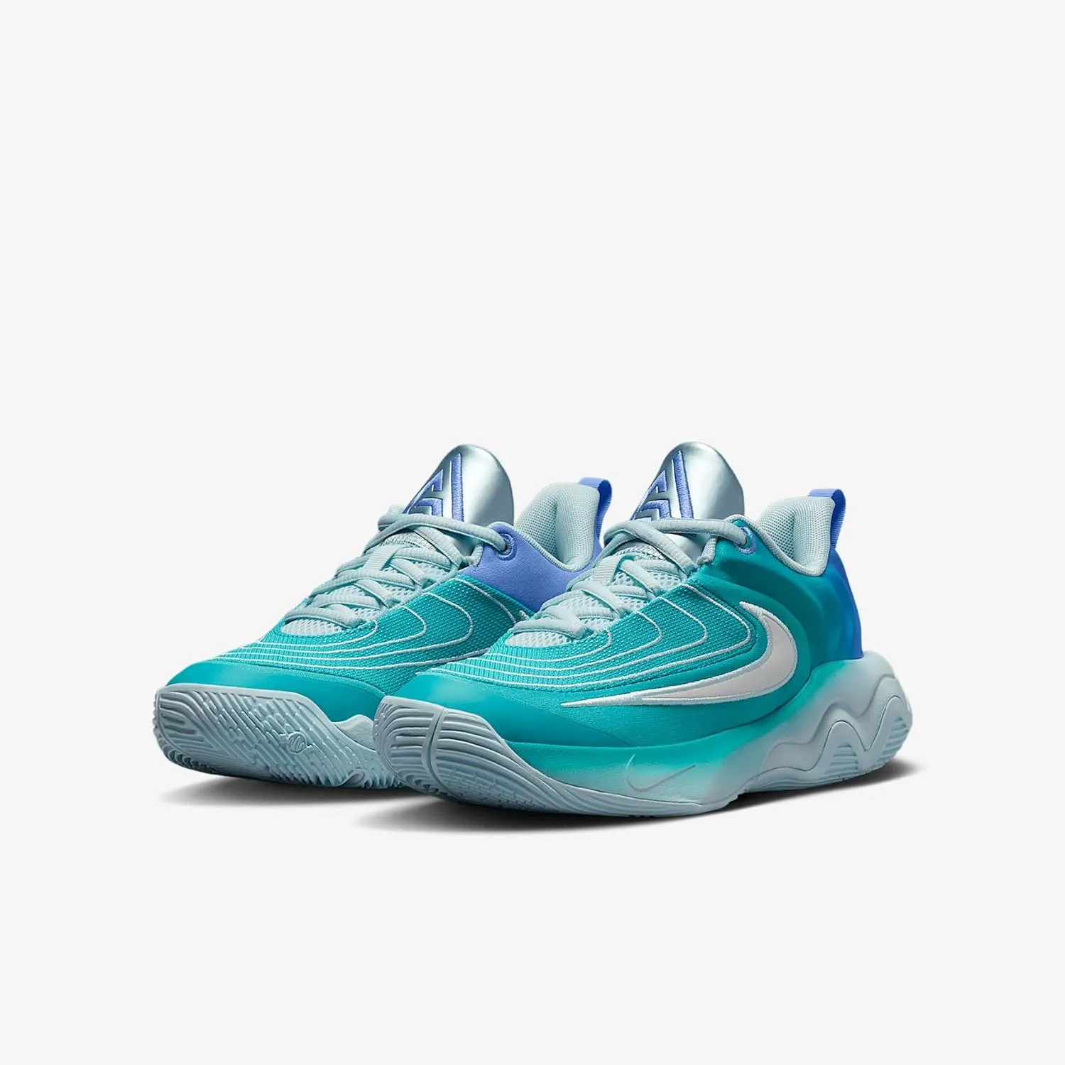 Giannis Immortality 4 Big Kids' Basketball Shoes (FZ6734-300, Dusty Cactus/Royal Pulse/Green Frost/White)