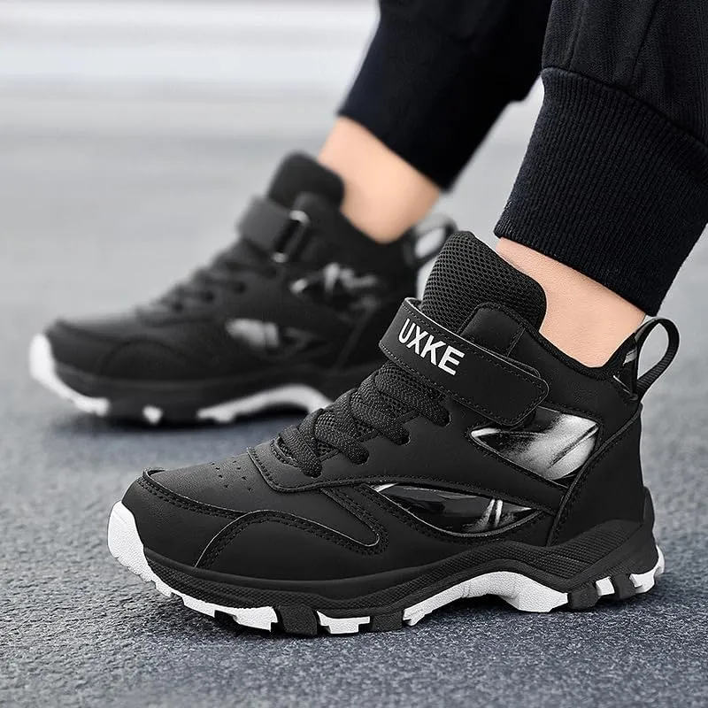 Girls Boys Basketball Shoes Kids Fashion Breathable Comfortable Sneakers Non Slip Leather Outdoor Sport Shoe