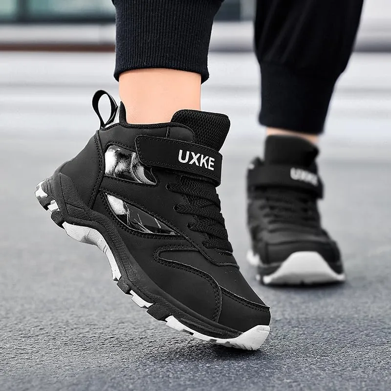 Girls Boys Basketball Shoes Kids Fashion Breathable Comfortable Sneakers Non Slip Leather Outdoor Sport Shoe