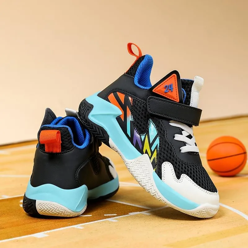Girl's Boys Basketball Shoes Kids Fashion Comfortable Sneakers Breathable Leightweight Outdoor Sport Non Slip Shoe