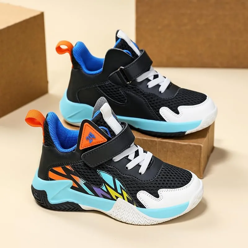 Girl's Boys Basketball Shoes Kids Fashion Comfortable Sneakers Breathable Leightweight Outdoor Sport Non Slip Shoe