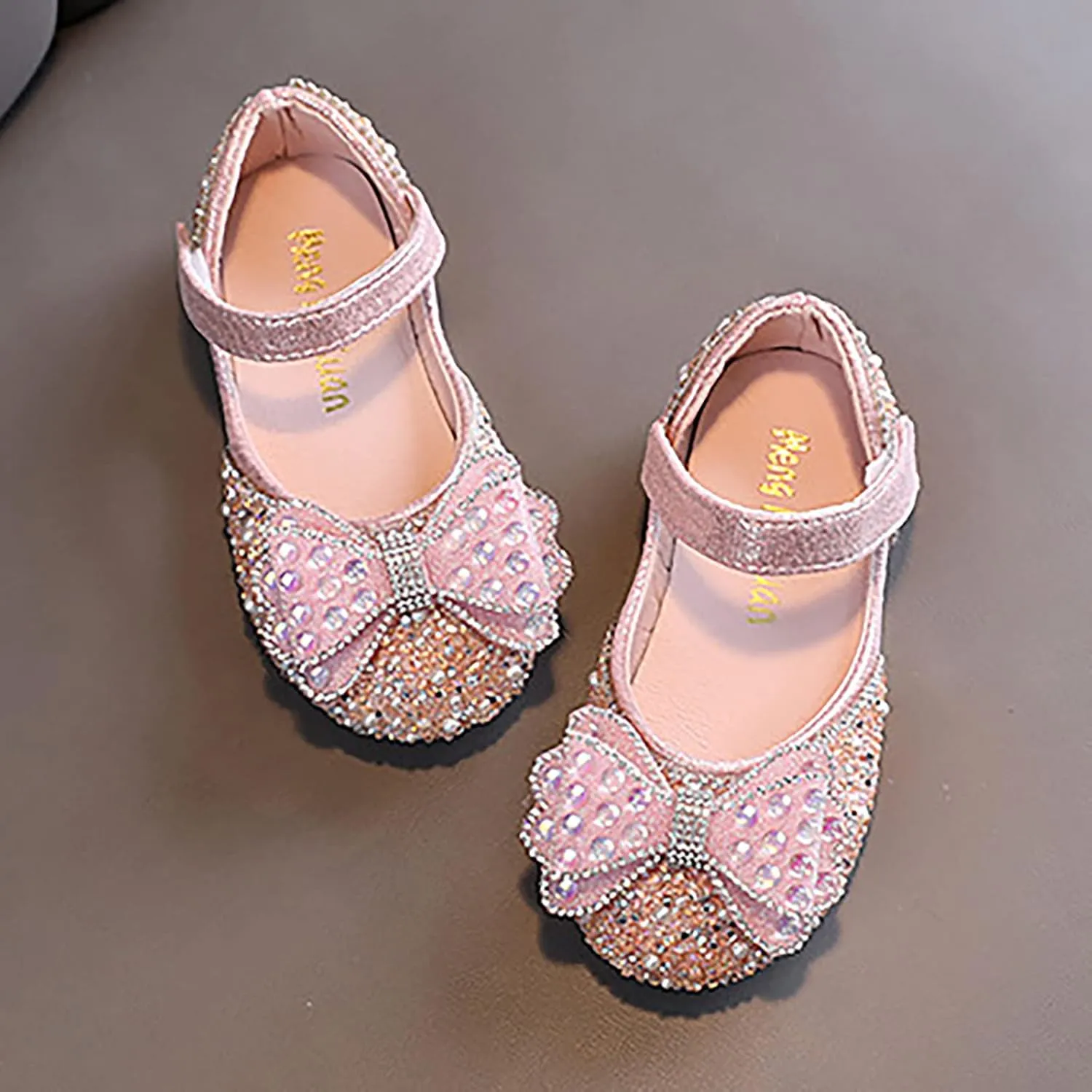 Girls Dress Shoes,Dance Shoes for Girls Childrens Shoes Pearl Princess Shoes Baby Girls Shoes for Party Wedding