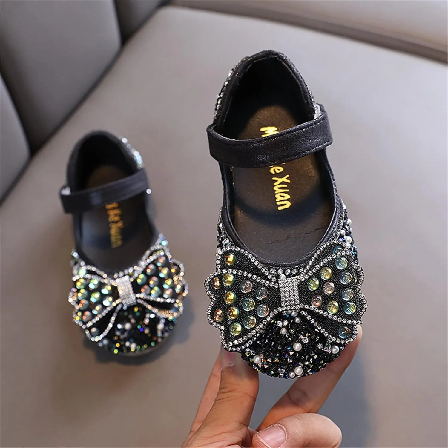 Girls Dress Shoes,Dance Shoes for Girls Childrens Shoes Pearl Princess Shoes Baby Girls Shoes for Party Wedding