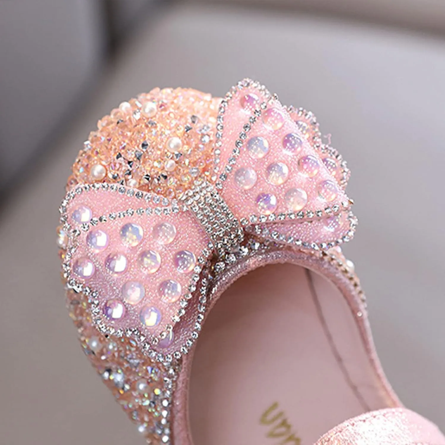 Girls Dress Shoes,Dance Shoes for Girls Childrens Shoes Pearl Princess Shoes Baby Girls Shoes for Party Wedding