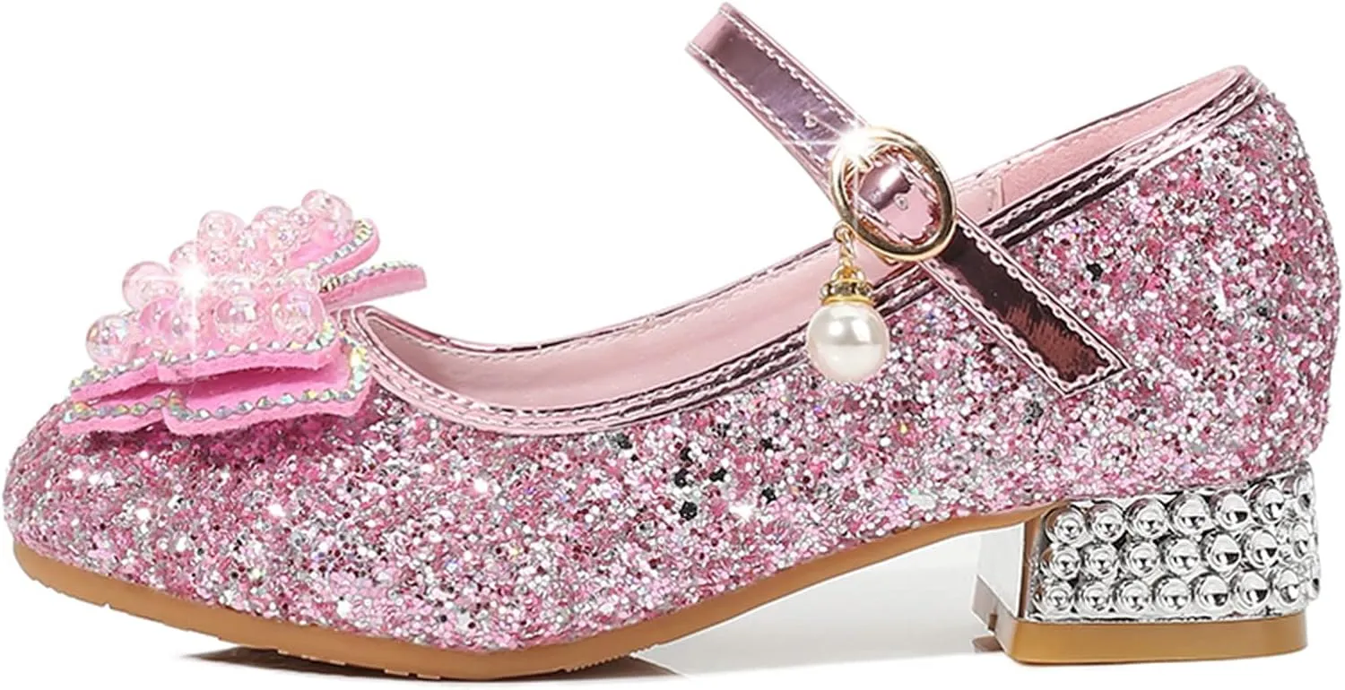 Girls Flip Flops Size 10 Toddler Toddler Little Kid Girls Dress Pumps Glitter Sequins Cute House Shoes Girls