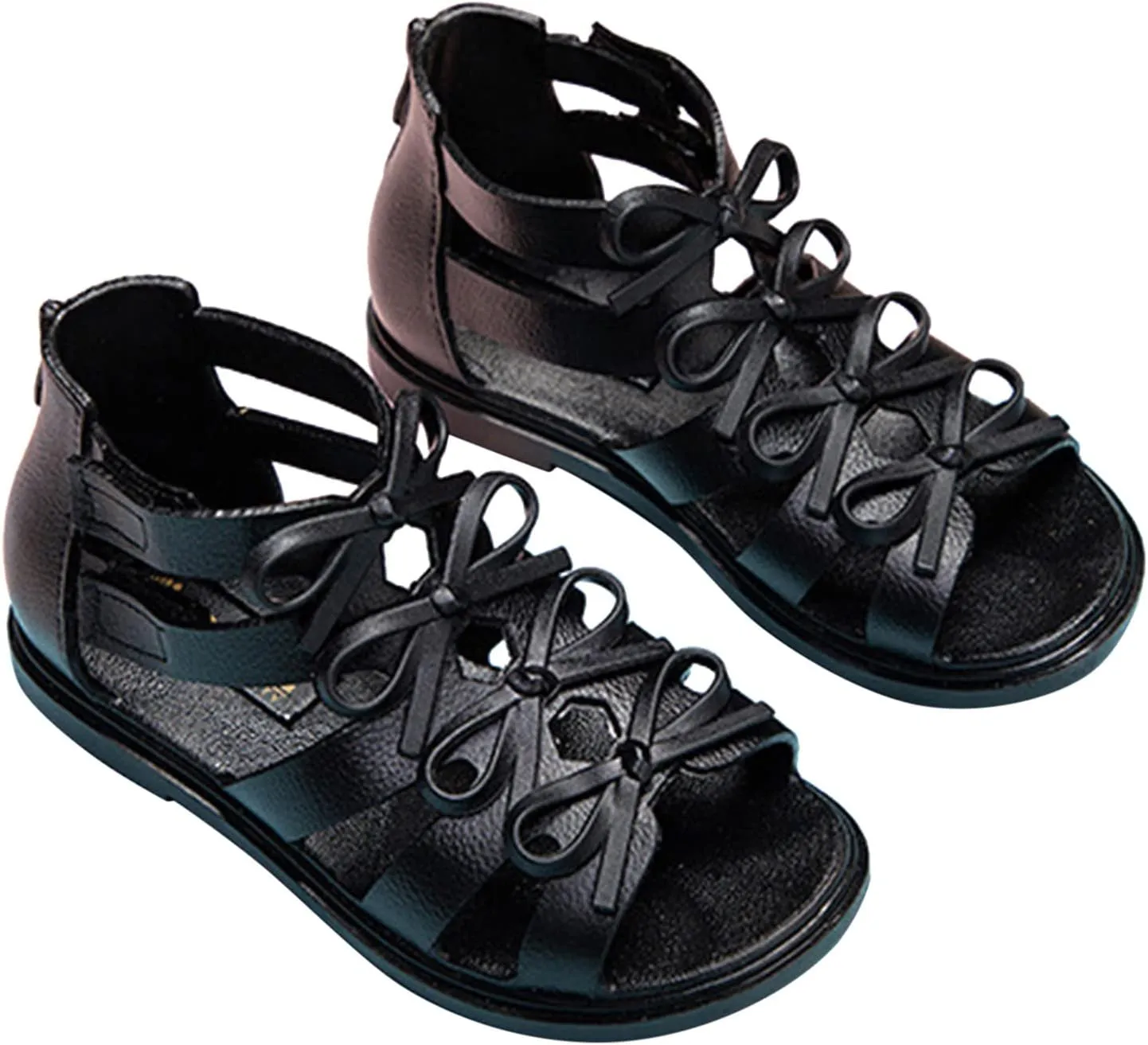 Gymnastic Flip Flops Toddler Kids Little Child Girls Soild Bowknot Princress Shoes Soft Girl Toddler Sandals
