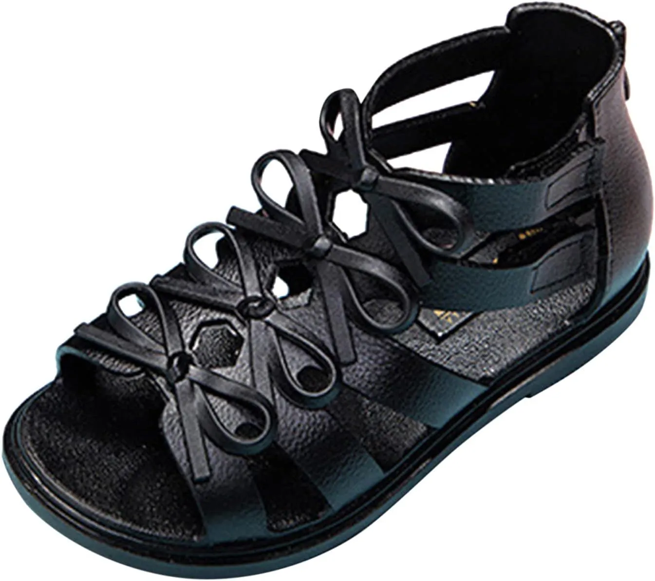 Gymnastic Flip Flops Toddler Kids Little Child Girls Soild Bowknot Princress Shoes Soft Girl Toddler Sandals