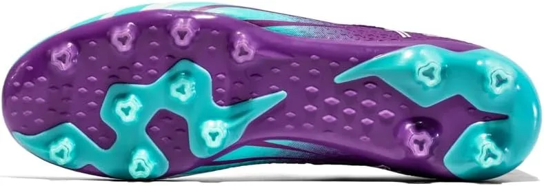 High-end Seamless Large Size Ground Men's Soccer Spikes Professional Soccer Shoes Long Spikes high top Non-Slip Wider Training Outdoor Sports Shoes