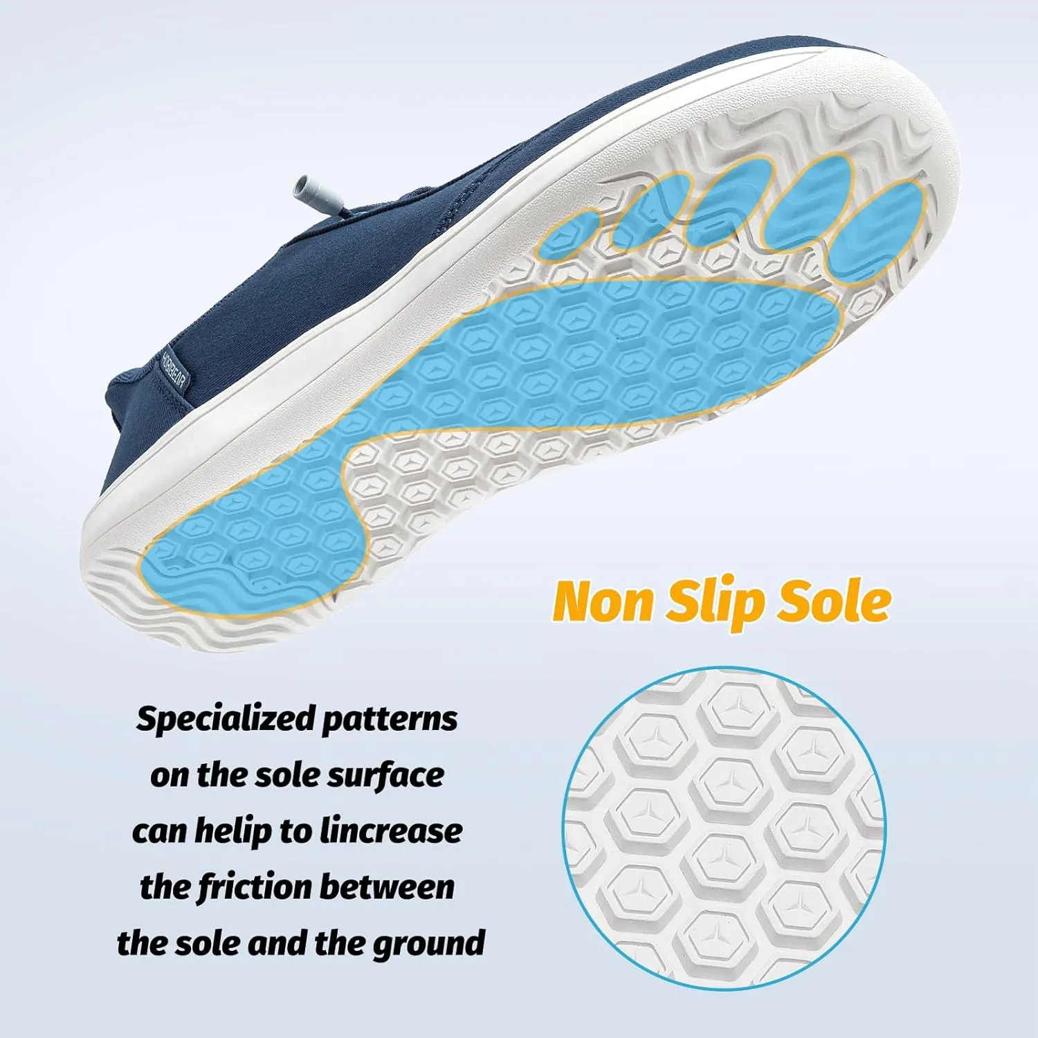 HOBIBEAR Womens Mens Hands Free Slip On Sneakers Comfort Wide Minimalist Barefoot Canvas Shoes