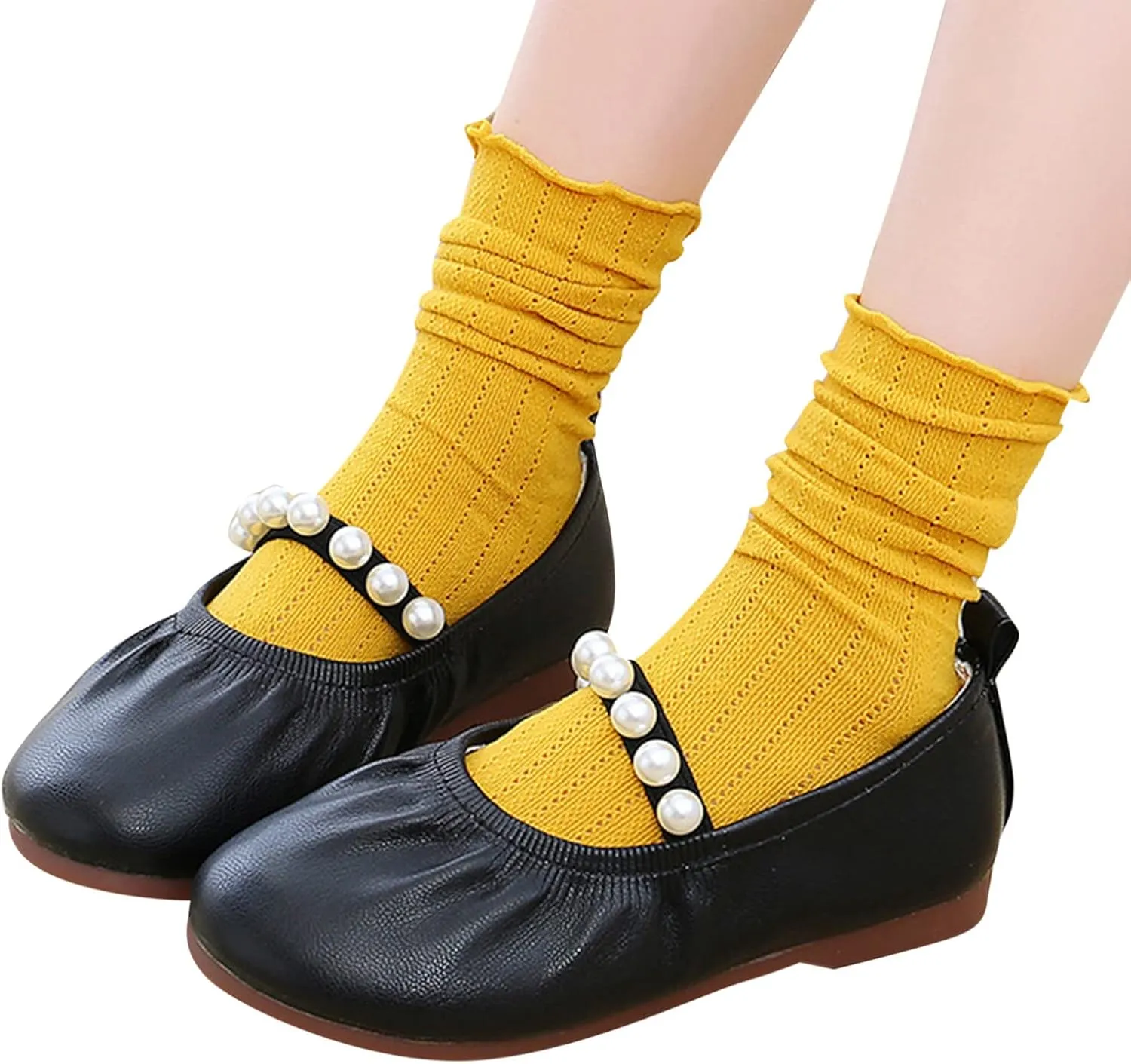 House Slipper with Memory Foam Toddler Little Girl Dress Shoes Casual Slip On Ballet Flat Girls Sandals Easter