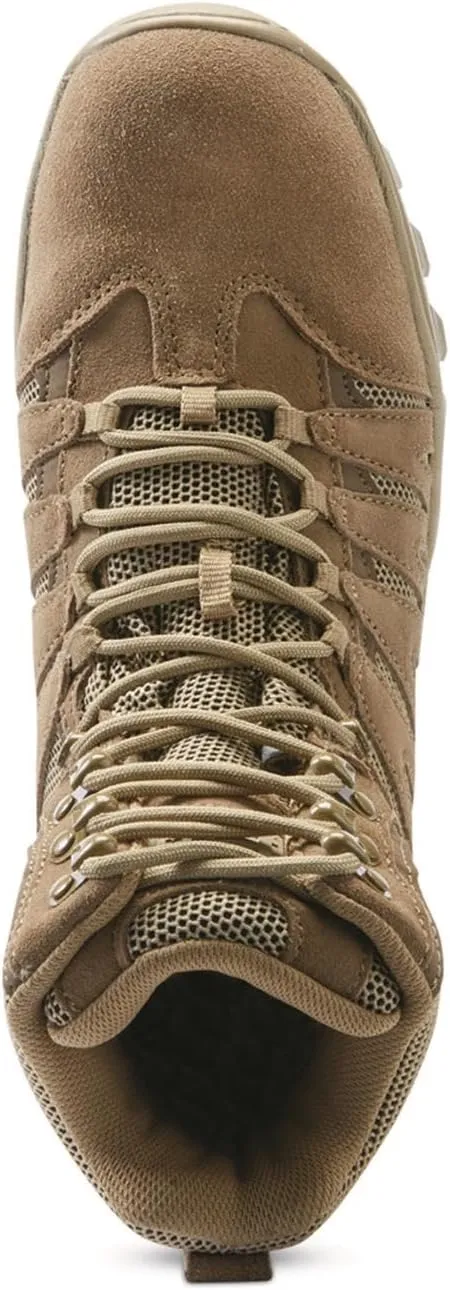 HQ ISSUE Tactical Boots for Men Waterproof Shoes in Coyote Brown for Hiking Canyon