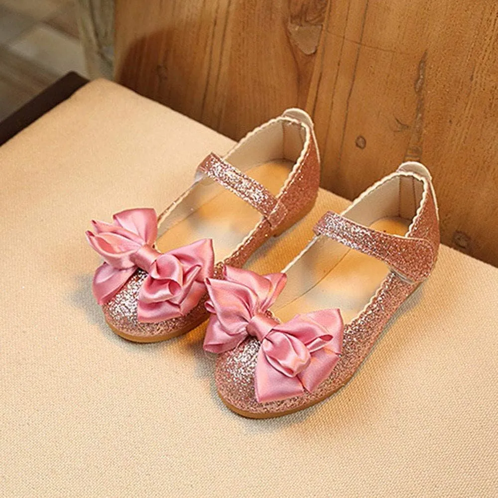 Infant Boots Walkers Nubuck Single Fashion Children Girl Shoes Leather Bowknot Princess Dance Baby Shoes Toddler 8 Shoes Girls