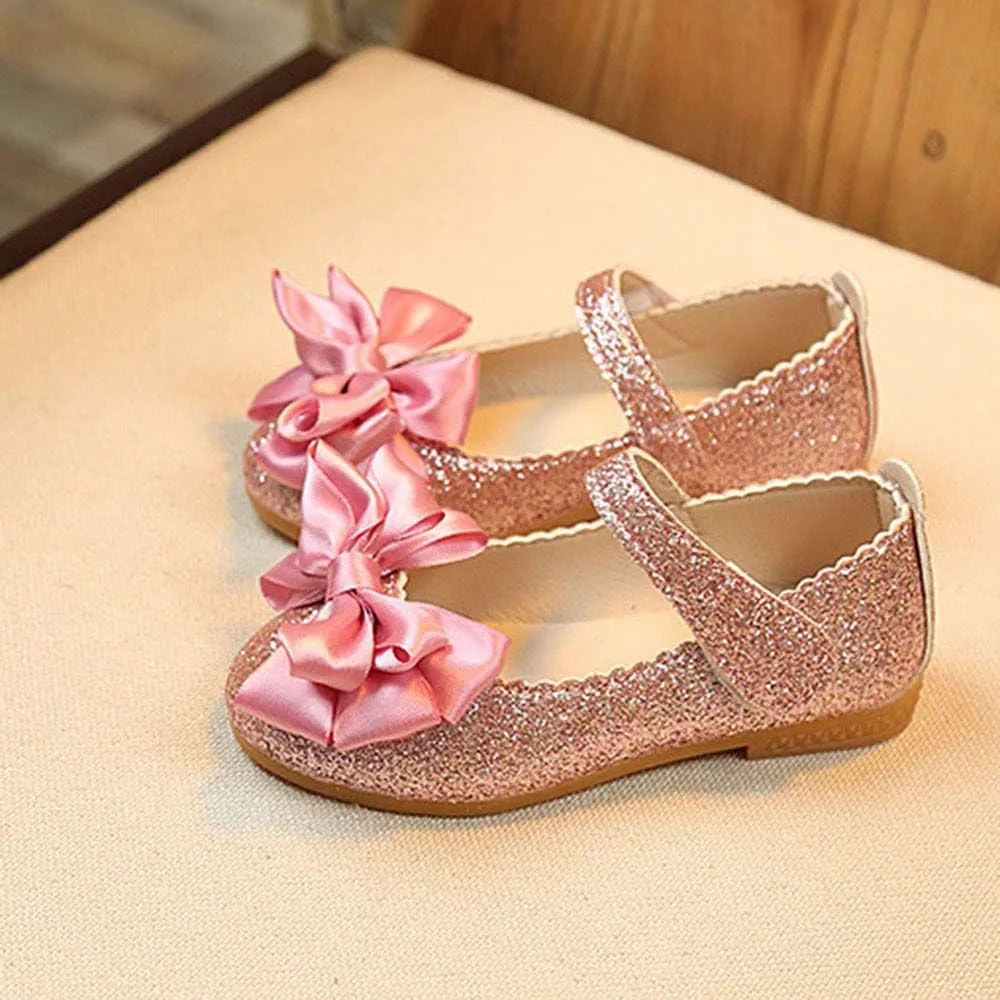 Infant Boots Walkers Nubuck Single Fashion Children Girl Shoes Leather Bowknot Princess Dance Baby Shoes Toddler 8 Shoes Girls