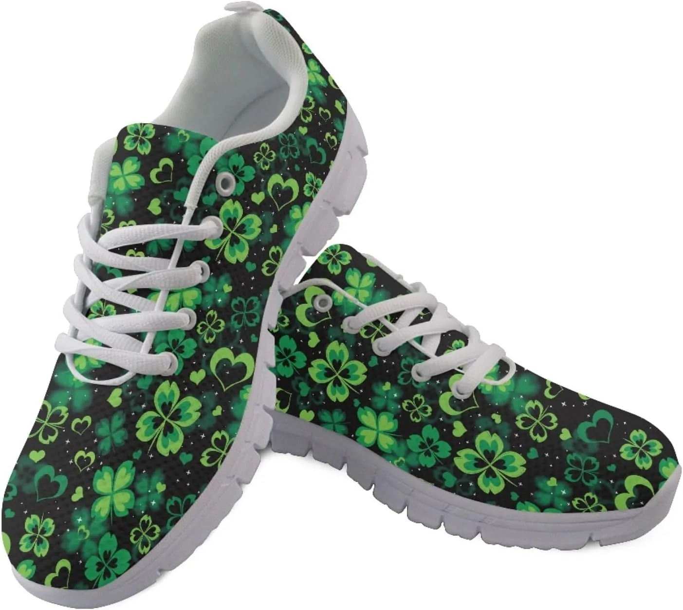 INSTANTARTS Sneakers Womens Breathable Sports Shoes Air Mesh Running Shoes Tennis Flat Shoes