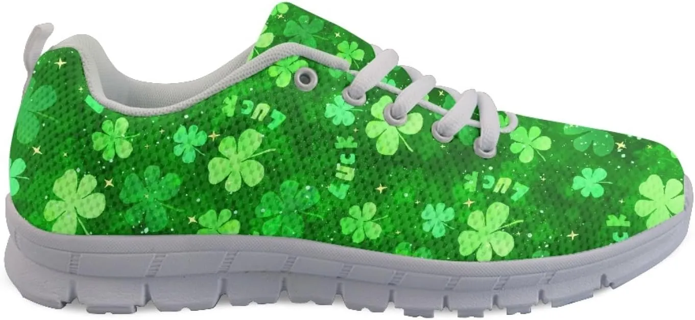 INSTANTARTS Sneakers Womens Breathable Sports Shoes Air Mesh Running Shoes Tennis Flat Shoes