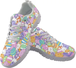 INSTANTARTS Sneakers Womens Breathable Sports Shoes Air Mesh Running Shoes Tennis Flat Shoes