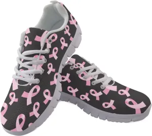 INSTANTARTS Sneakers Womens Breathable Sports Shoes Air Mesh Running Shoes Tennis Flat Shoes