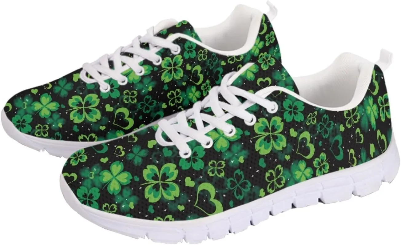 INSTANTARTS Sneakers Womens Breathable Sports Shoes Air Mesh Running Shoes Tennis Flat Shoes