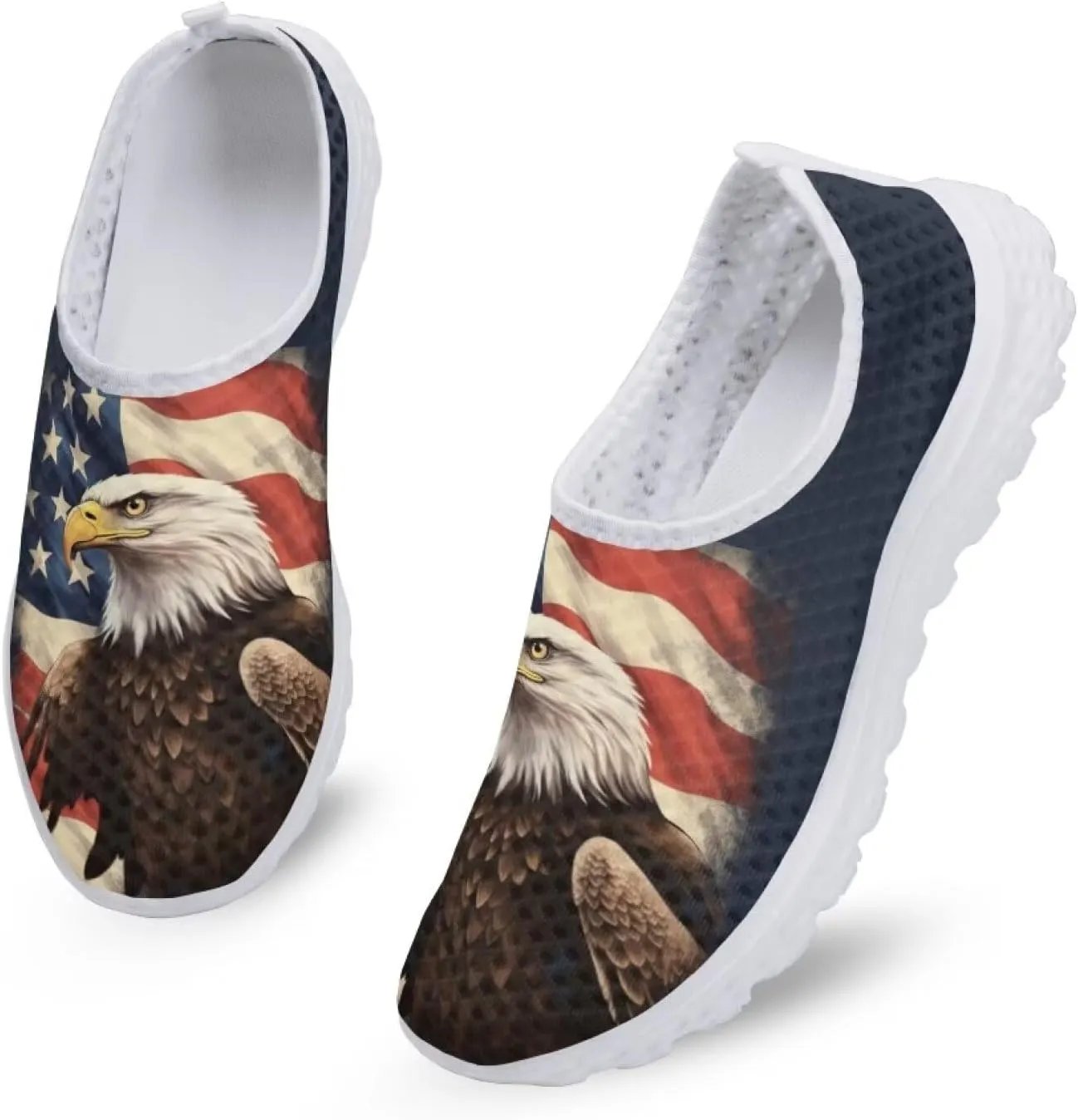 INSTANTARTS Womens Athletic Walking Shoes Quick Dry Sports Running Shoes Slip-on Sports Sneakers