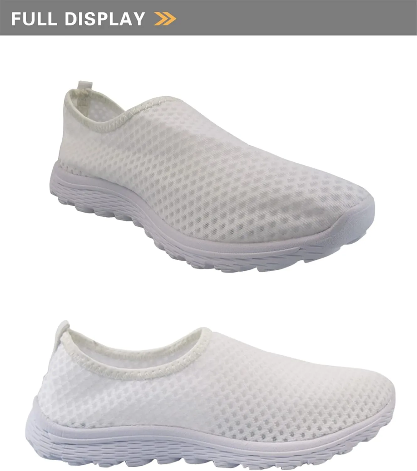 INSTANTARTS Womens Athletic Walking Shoes Quick Dry Sports Running Shoes Slip-on Sports Sneakers