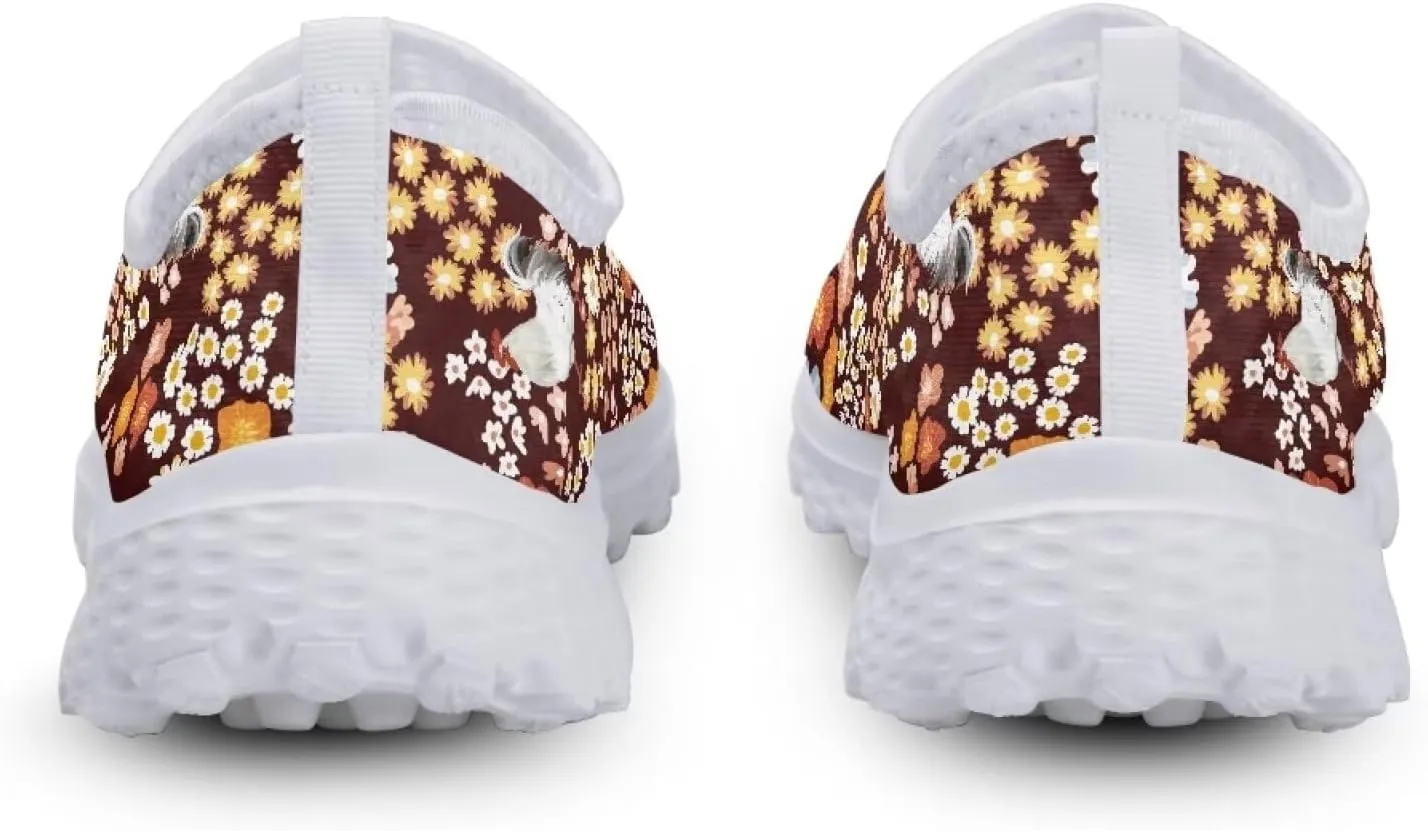 INSTANTARTS Womens Walk Shoes Slip-on Athletic Hiking Running Shoes Outdoor Sport Sneakers