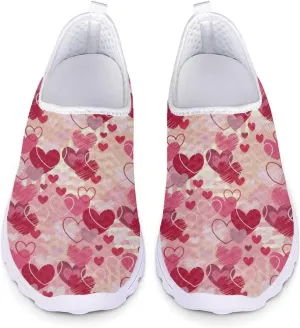 INSTANTARTS Womens Walk Shoes Slip-on Athletic Hiking Running Shoes Outdoor Sport Sneakers