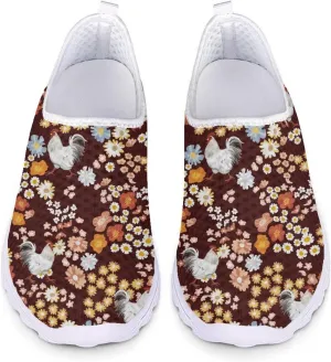 INSTANTARTS Womens Walk Shoes Slip-on Athletic Hiking Running Shoes Outdoor Sport Sneakers