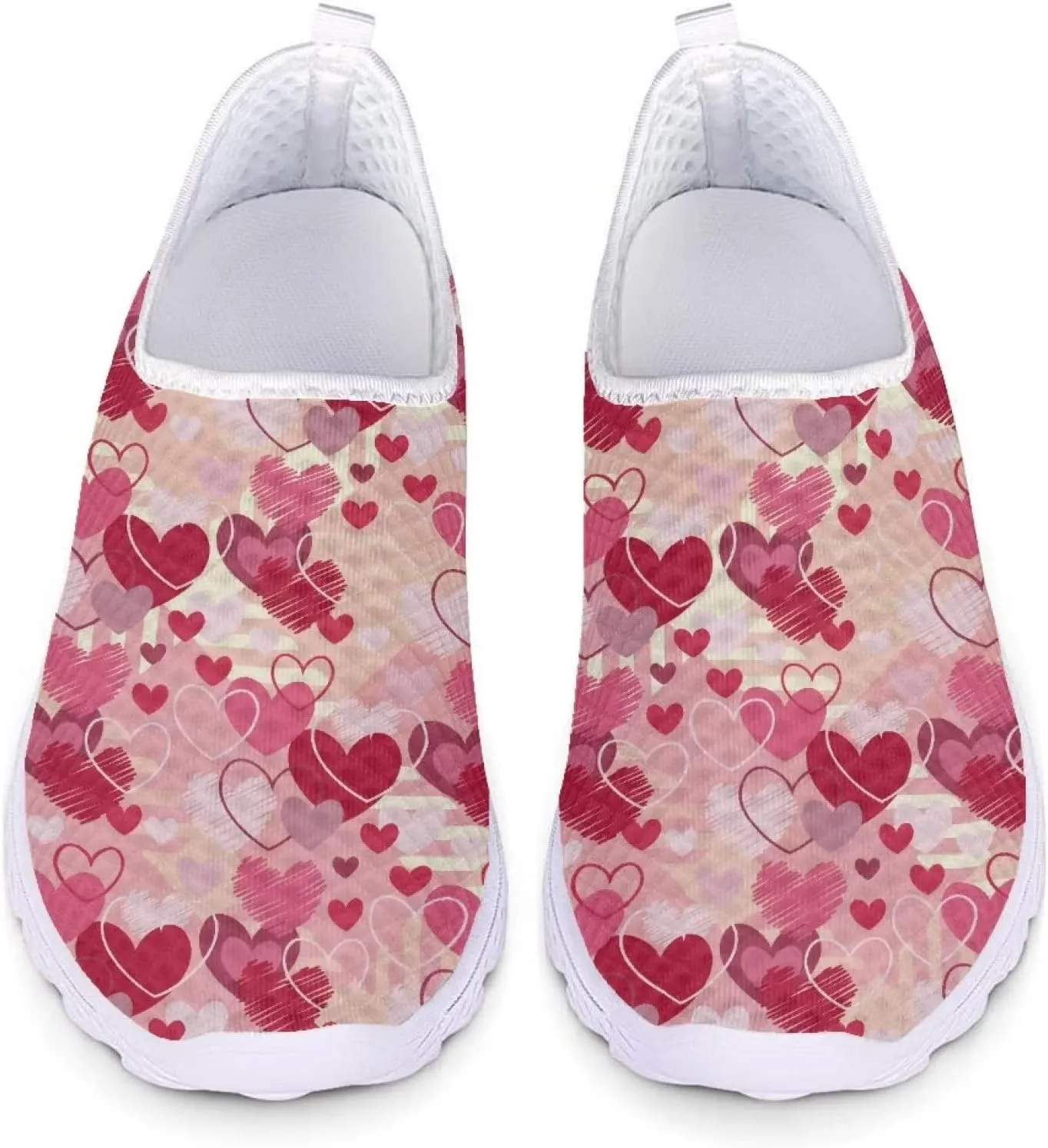 INSTANTARTS Womens Walk Shoes Slip-on Athletic Hiking Running Shoes Outdoor Sport Sneakers