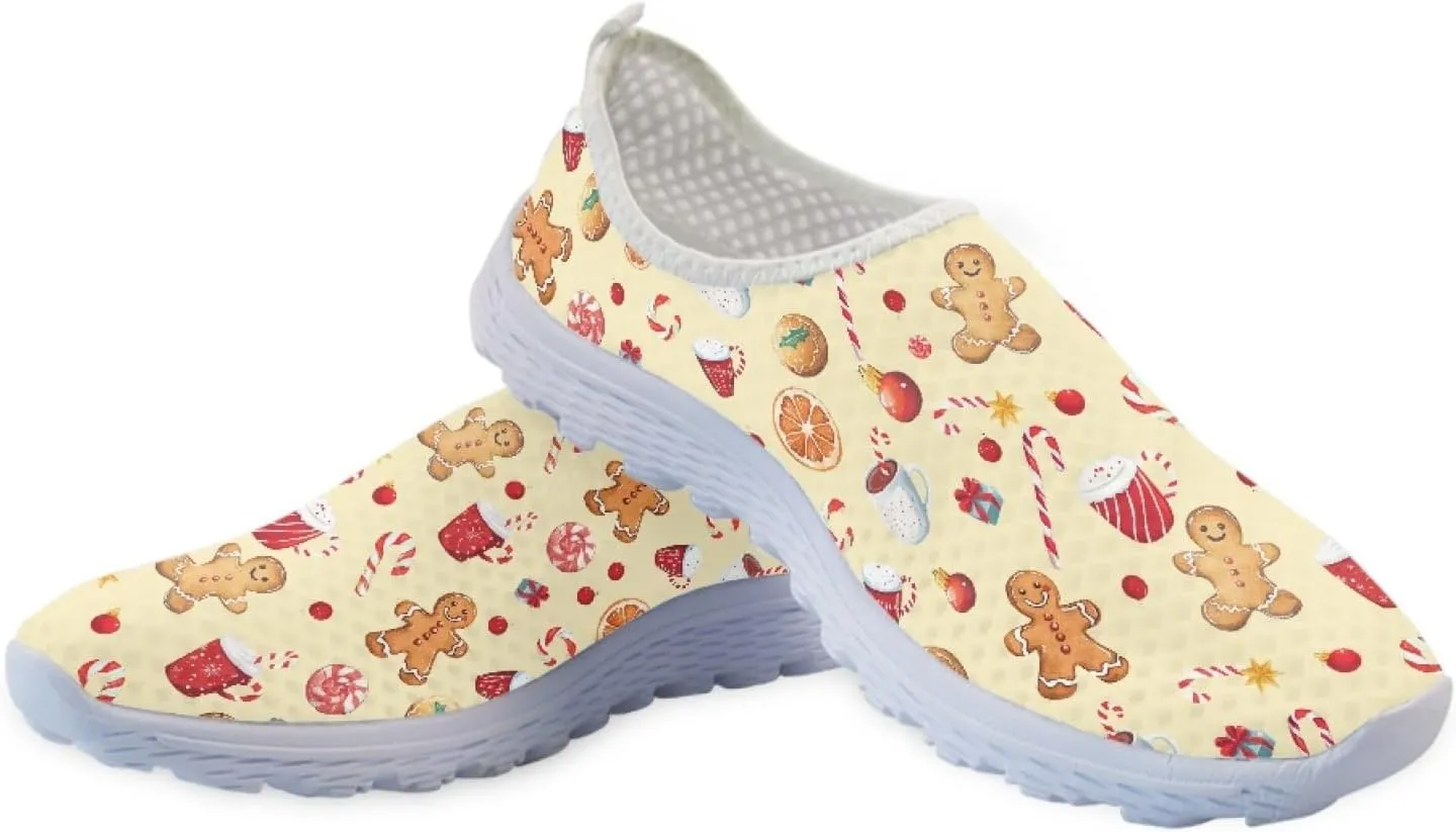 INSTANTARTS Womens Walk Shoes Slip-on Athletic Hiking Running Shoes Outdoor Sport Sneakers