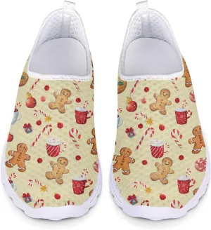 INSTANTARTS Womens Walk Shoes Slip-on Athletic Hiking Running Shoes Outdoor Sport Sneakers