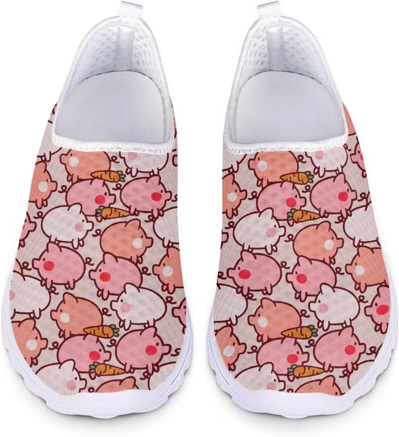 INSTANTARTS Womens Walk Shoes Slip-on Athletic Hiking Running Shoes Outdoor Sport Sneakers