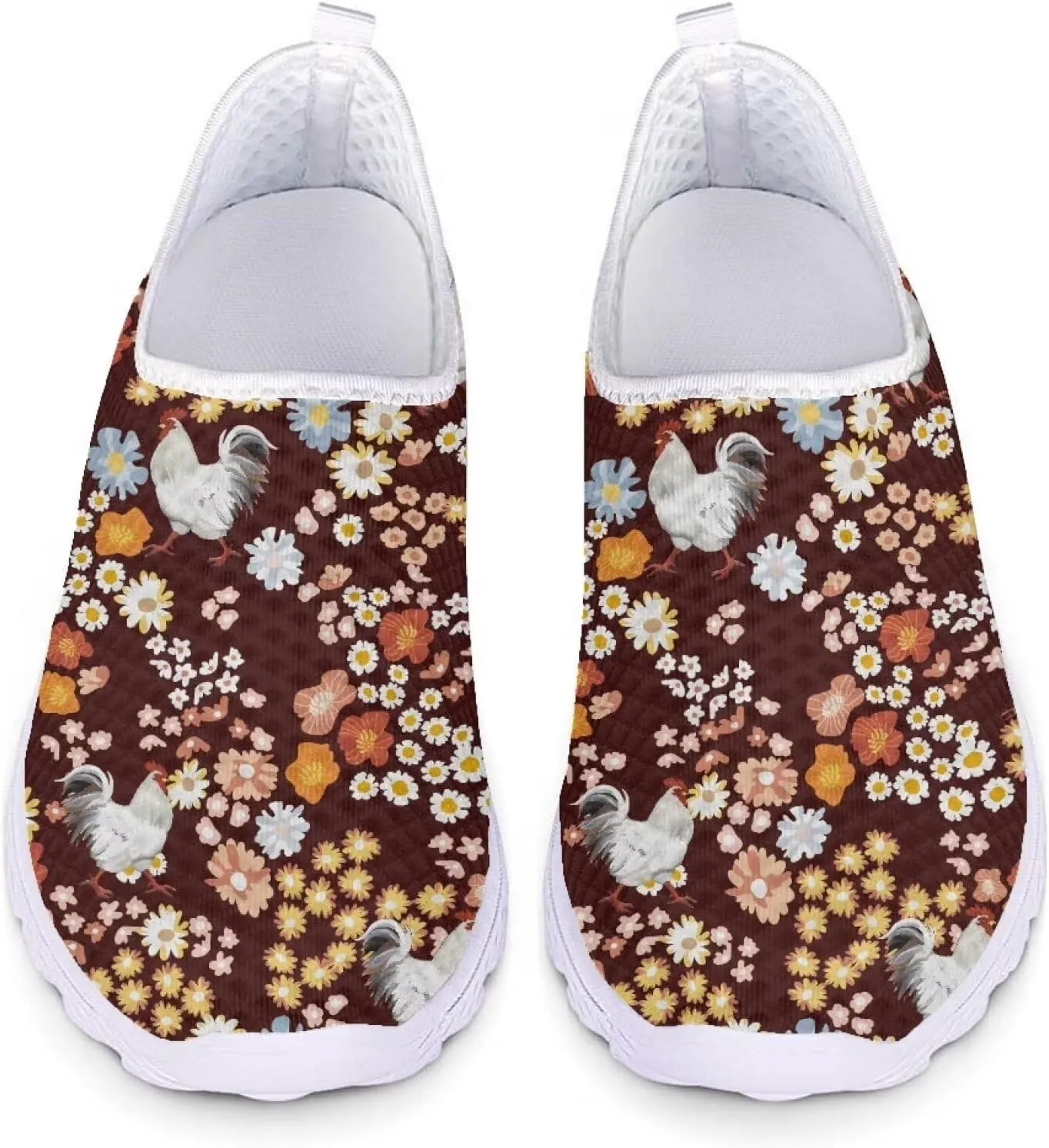 INSTANTARTS Womens Walk Shoes Slip-on Athletic Hiking Running Shoes Outdoor Sport Sneakers