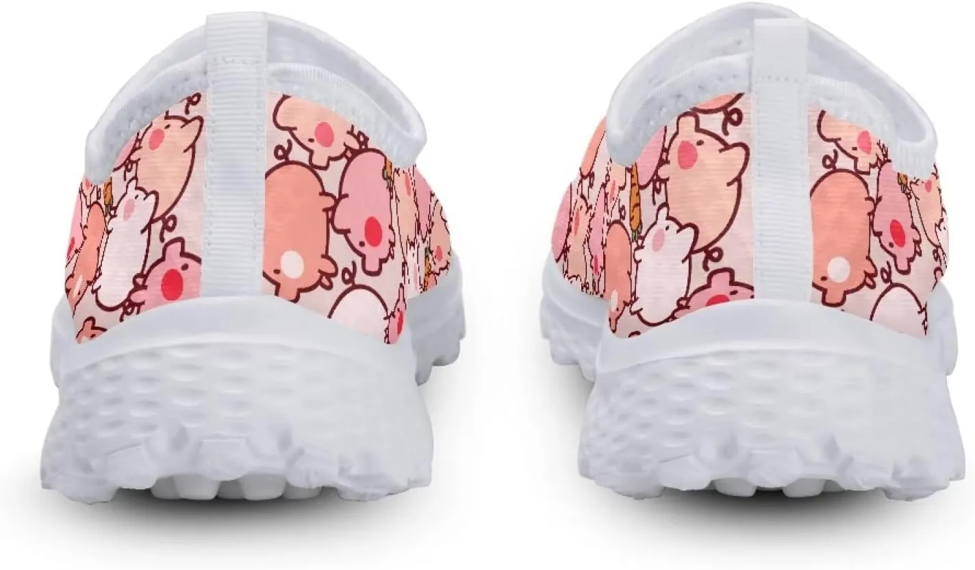 INSTANTARTS Womens Walk Shoes Slip-on Athletic Hiking Running Shoes Outdoor Sport Sneakers