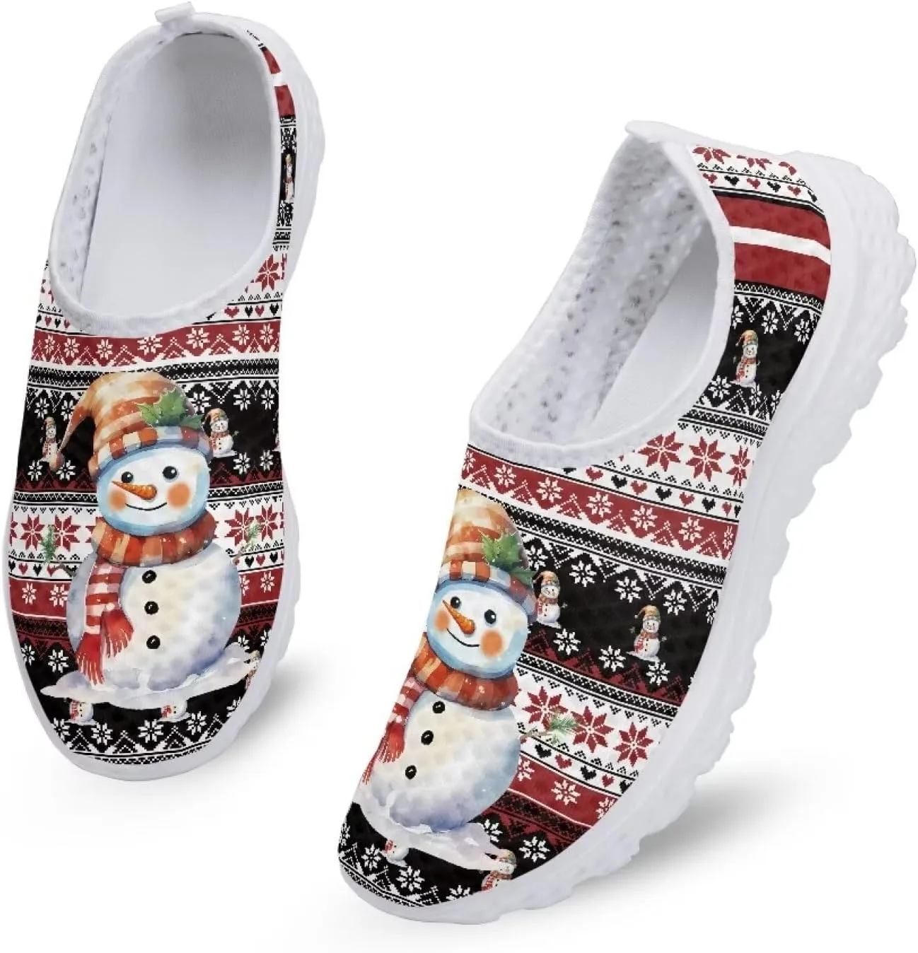 INSTANTARTS Womens Walk Shoes Slip-on Athletic Hiking Running Shoes Outdoor Sport Sneakers