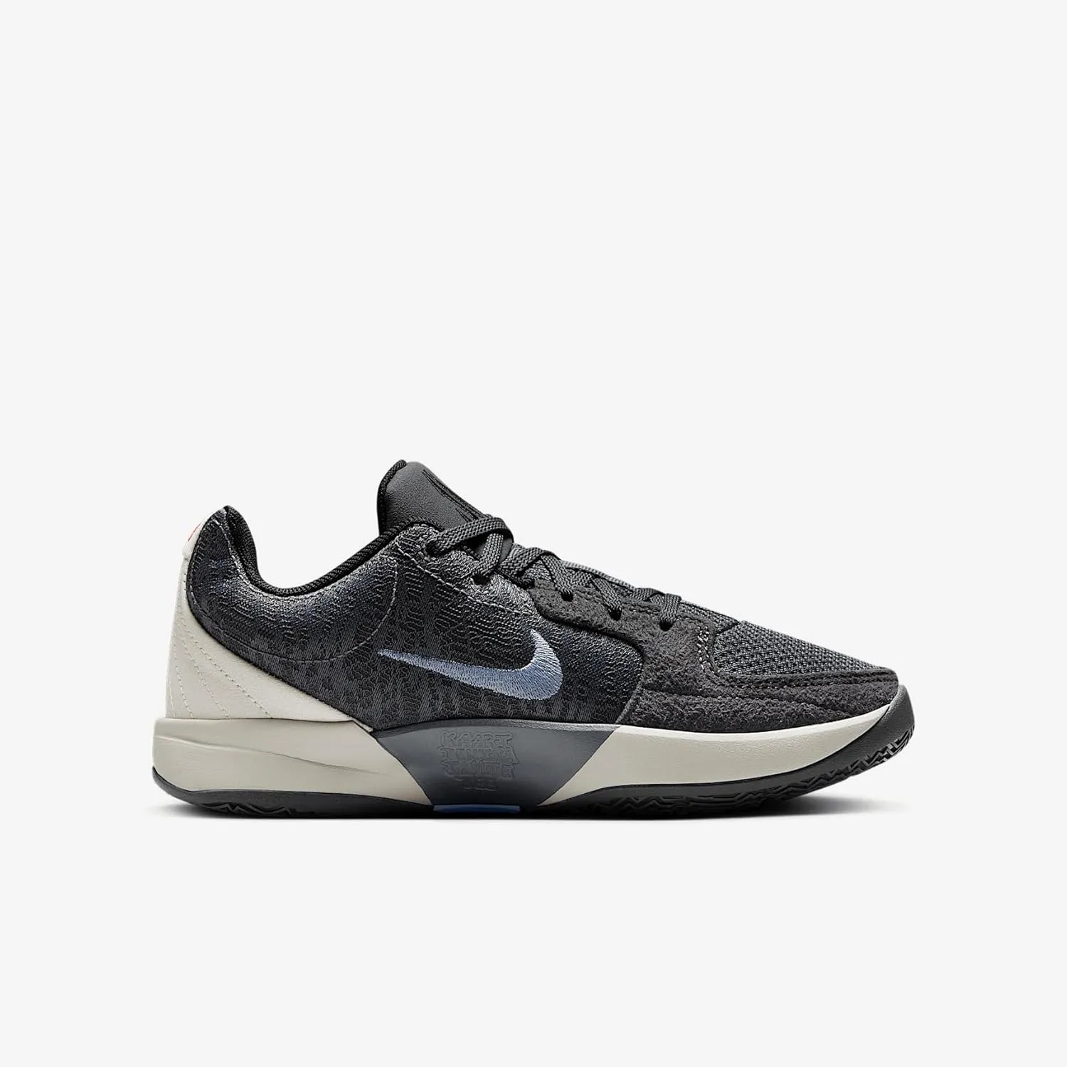 Ja 2 'Big Kids' Basketball Shoes (FV5633-003, Iron Grey/Light Bone/Bright Crimson/Cobalt Bliss)