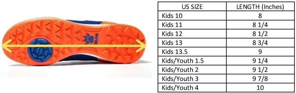 KELME Laceless Soccer Cleats Youth and Kids  Futsal or Turf Soccer Shoes for Boys/Girls  Indoor or Outdoor Velcro Football Boots