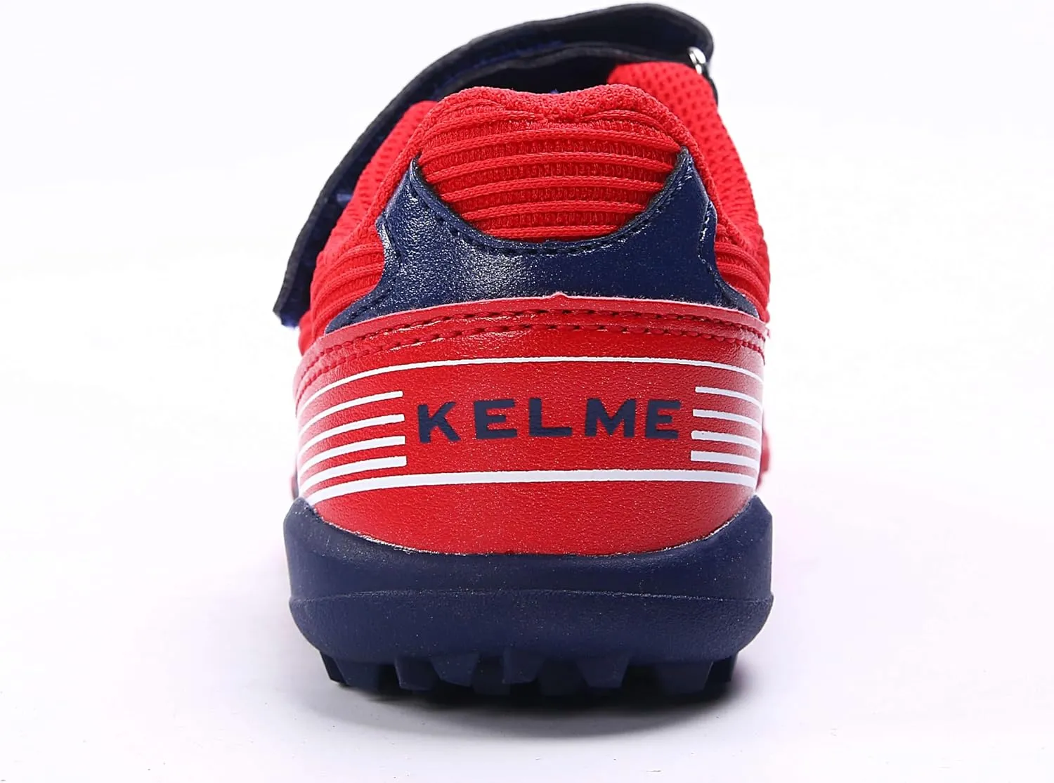 KELME Laceless Soccer Cleats Youth and Kids  Futsal or Turf Soccer Shoes for Boys/Girls  Indoor or Outdoor Velcro Football Boots