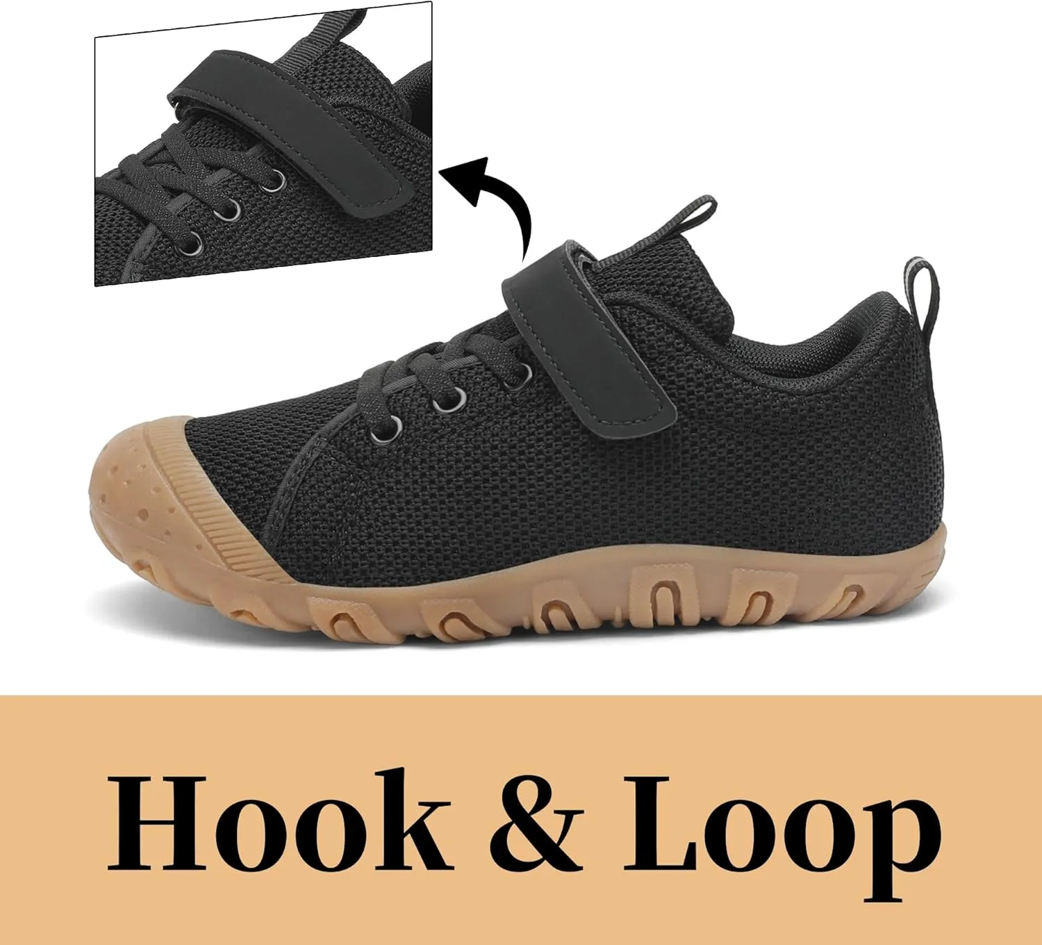 Kids Barefoot Shoes Boys Girls Sneakers,Girls Hiking Shoes, Anti Collision Boys' Trail Running Shoes, Outdoor for Walking