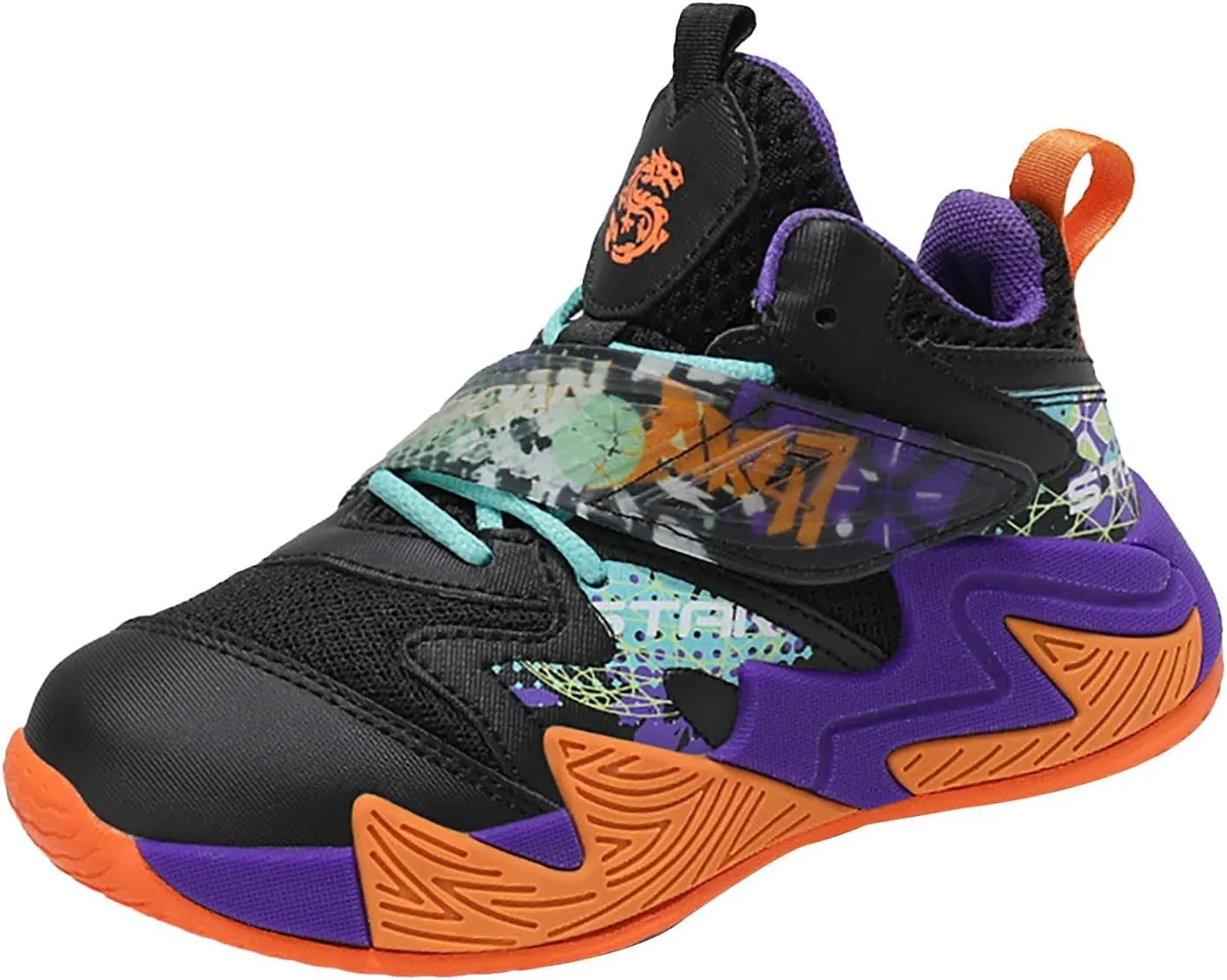 Kids Basketball Shoes Boys Girls Lightweight Breathable Sports Sneakers Outdoor School Trainers for Big Kids Youth