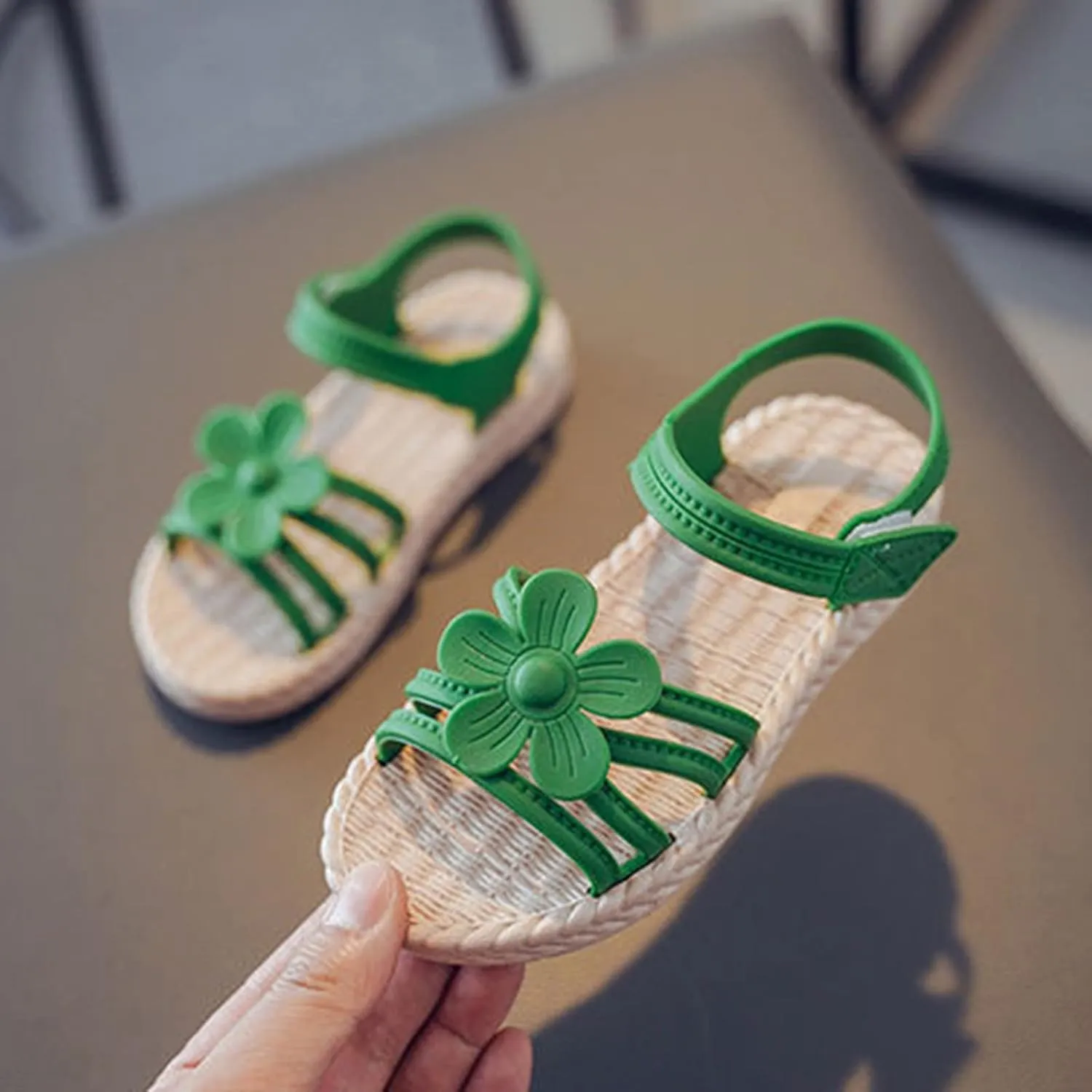Kids Bulk Flip Flops Toddler Kids Infant Girls Soild Flower Princress Shoes Soft Sole Non Slip First for Kid