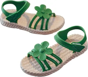 Kids Bulk Flip Flops Toddler Kids Infant Girls Soild Flower Princress Shoes Soft Sole Non Slip First for Kid