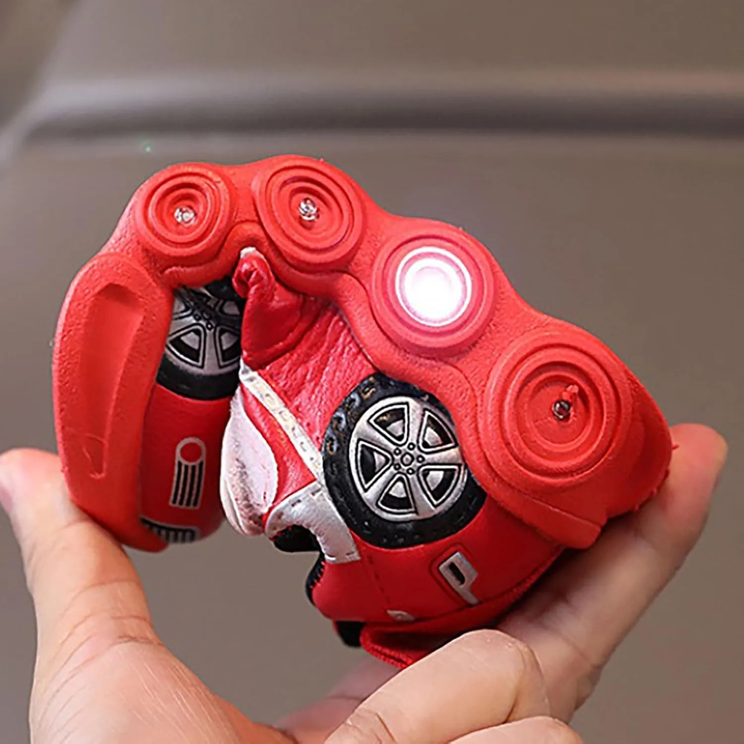 Kids' Light-Up Flashing Sneaker Athletic Running Shoes with Strap Fashionable Fun for Boys Girls Toddler Little Kid