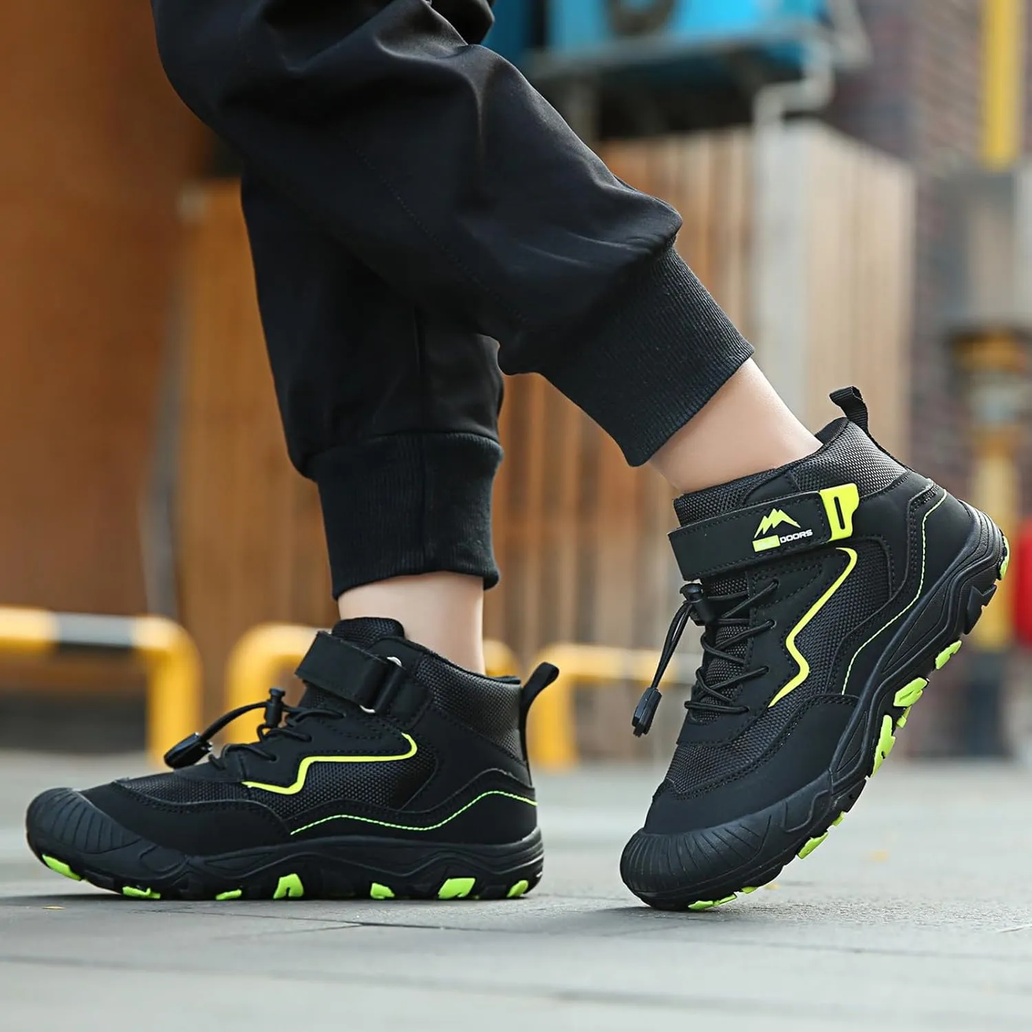Kids Shoes Boys Girls High Top Sneaker Lace-Up Walking Causal Tennis Shoes Hiking Outdoor Ankle Booties Little/Big Kid