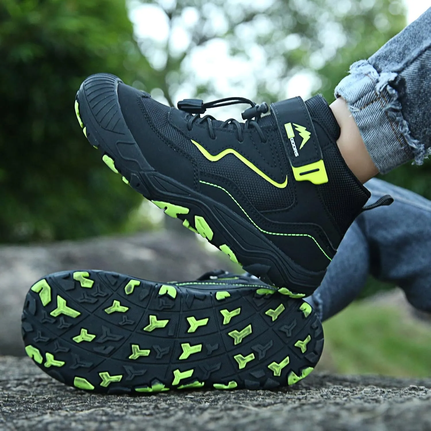 Kids Shoes Boys Girls High Top Sneaker Lace-Up Walking Causal Tennis Shoes Hiking Outdoor Ankle Booties Little/Big Kid