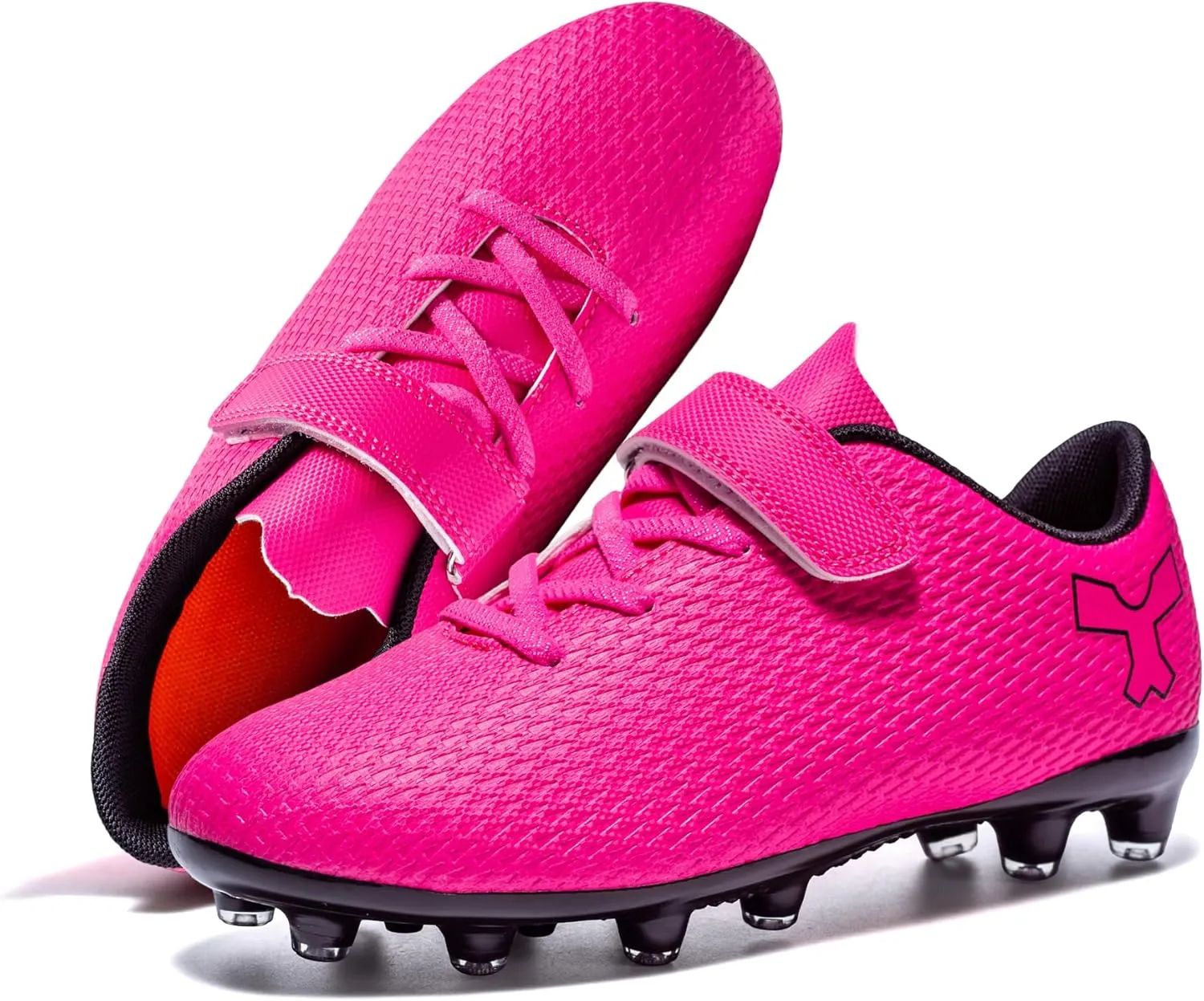 Kids Soccer Shoes Professional Soccer Cleats Girls Soccer Cleats Shoes for Boys Training Firm Ground