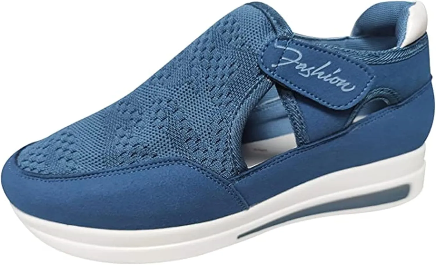 Ladmiple Shoes For Women Sneakers Trendy Slip On Walking Shoes Non Slip Lightweight Fashion Lace Up Platform Loafers